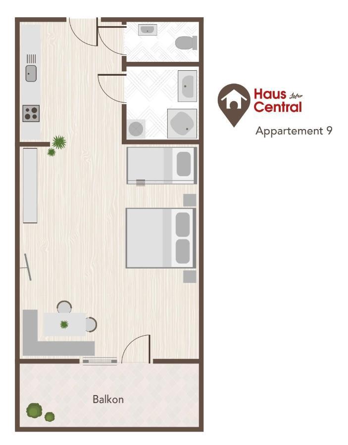 Haus Central Lofer Esterno foto
